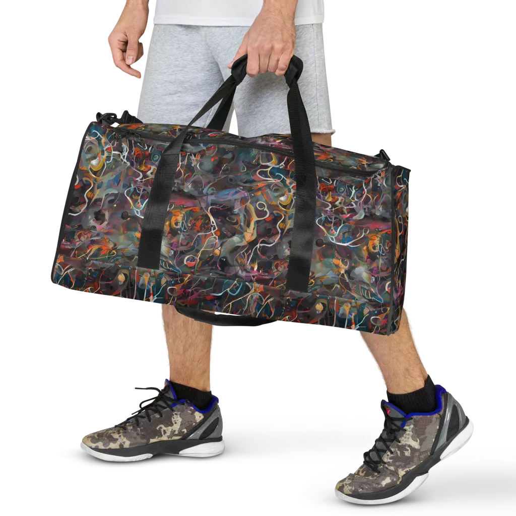 Chromatic Entanglement on Duffle Bag — Front