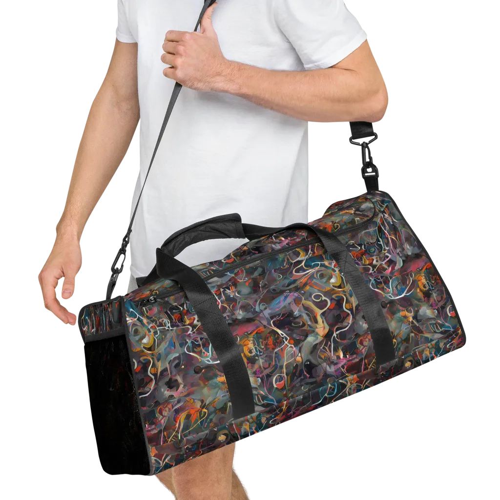 Chromatic Entanglement on Duffle Bag — Right Front