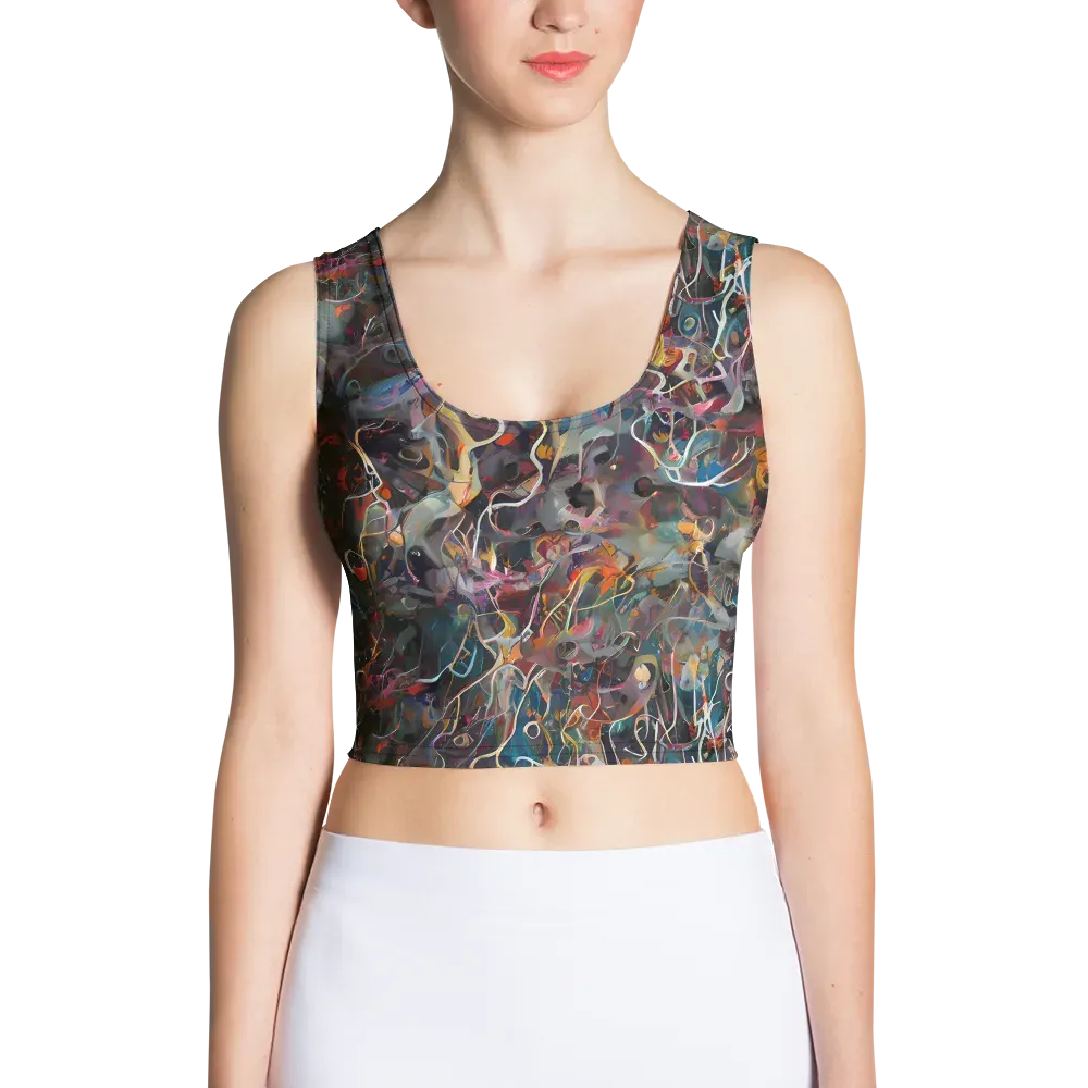 Chromatic Entanglement on Crop Top — Front