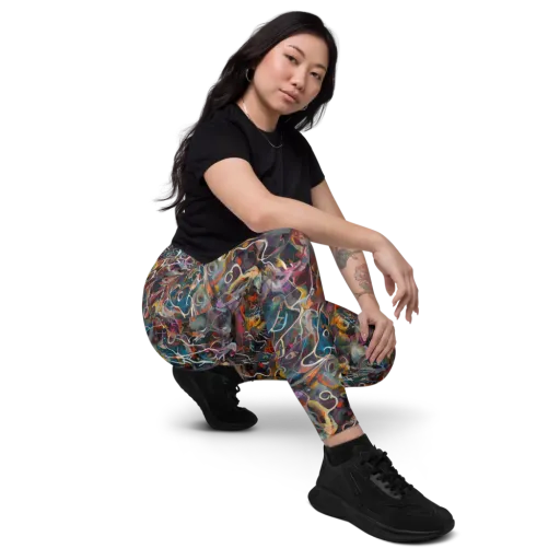 Chromatic Entanglement on a Leggings with Pockets