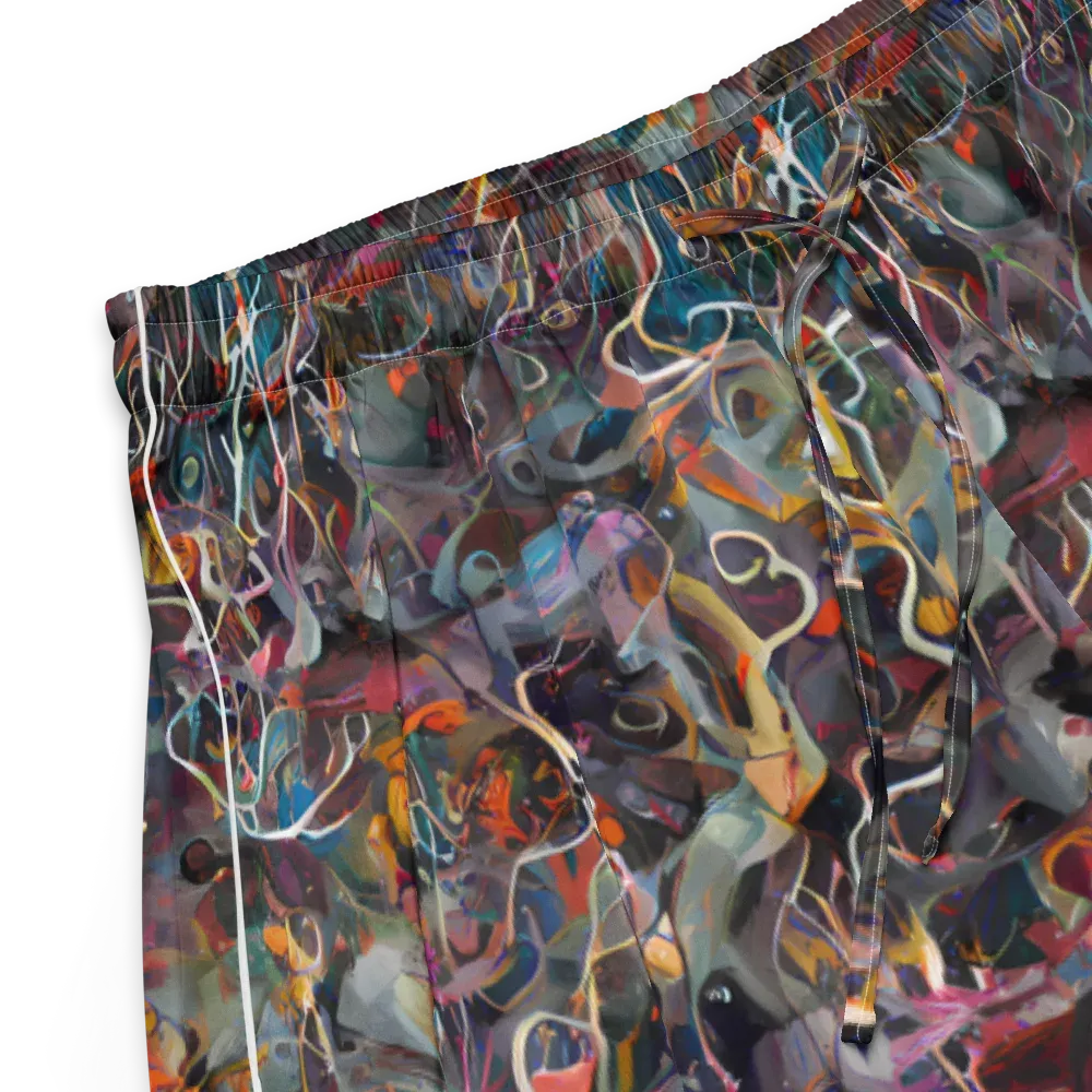 Chromatic Entanglement on Women's Pajama Shorts — Product details