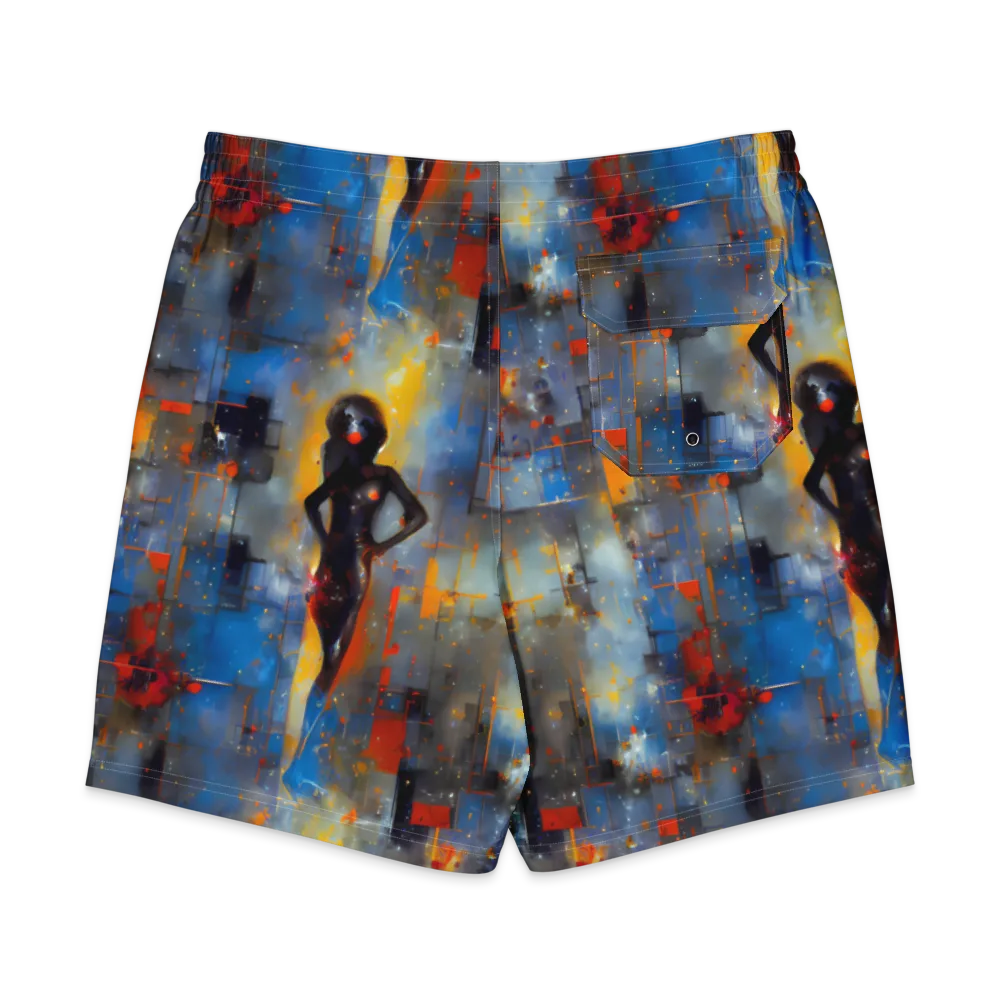 Neoblock Fusion on Men's Board Shorts — Back