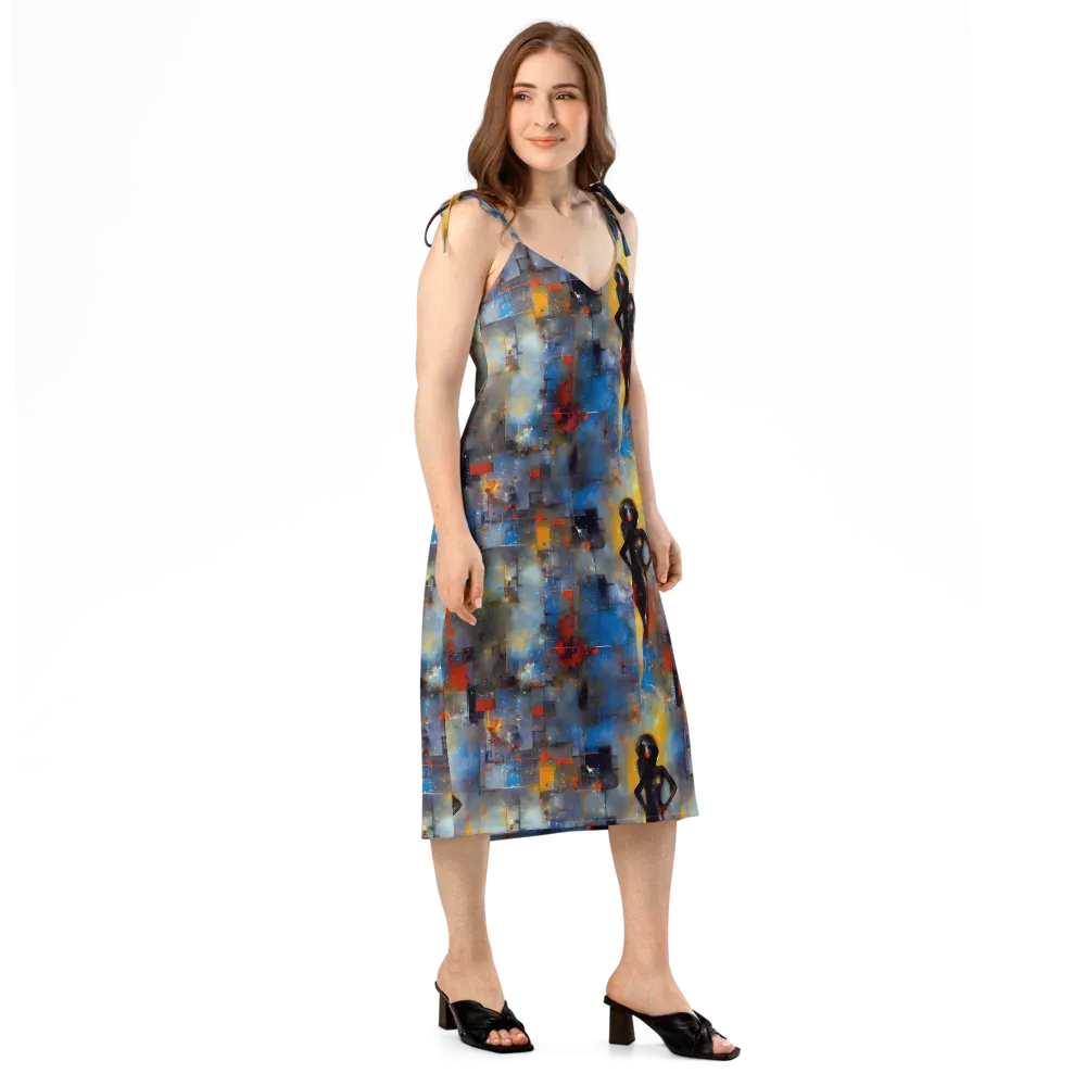 Neoblock Fusion on Slip Dress — Right Front