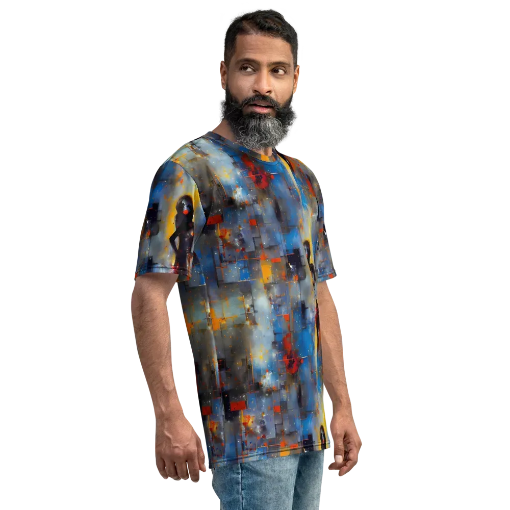 Neoblock Fusion on Men's Crew Neck T-Shirt — Right