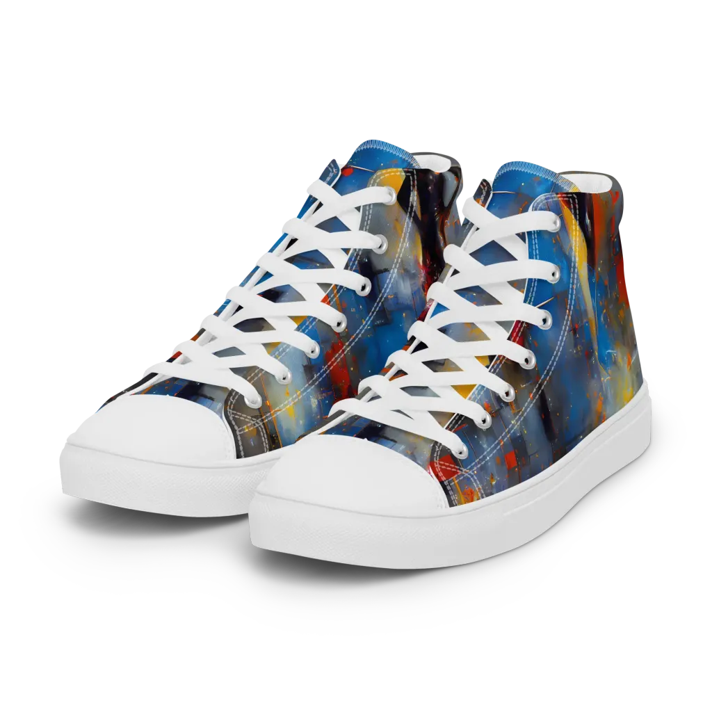 Neoblock Fusion on Women's High Top Canvas Shoes — Left Front