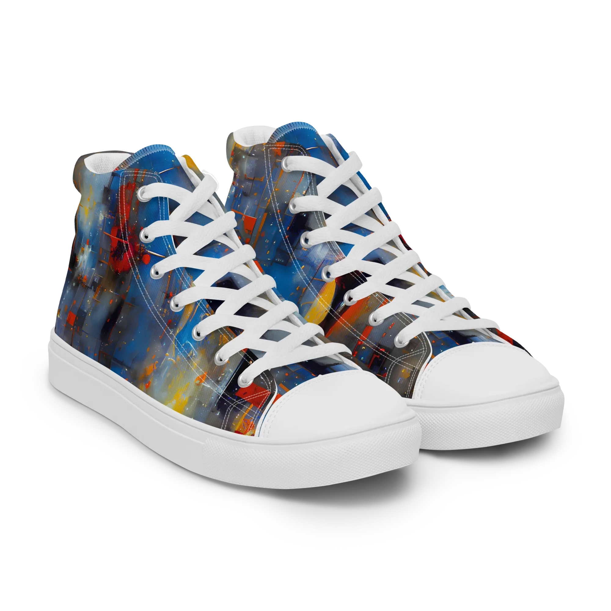 Neoblock Fusion on Women's High Top Canvas Shoes — Right Front