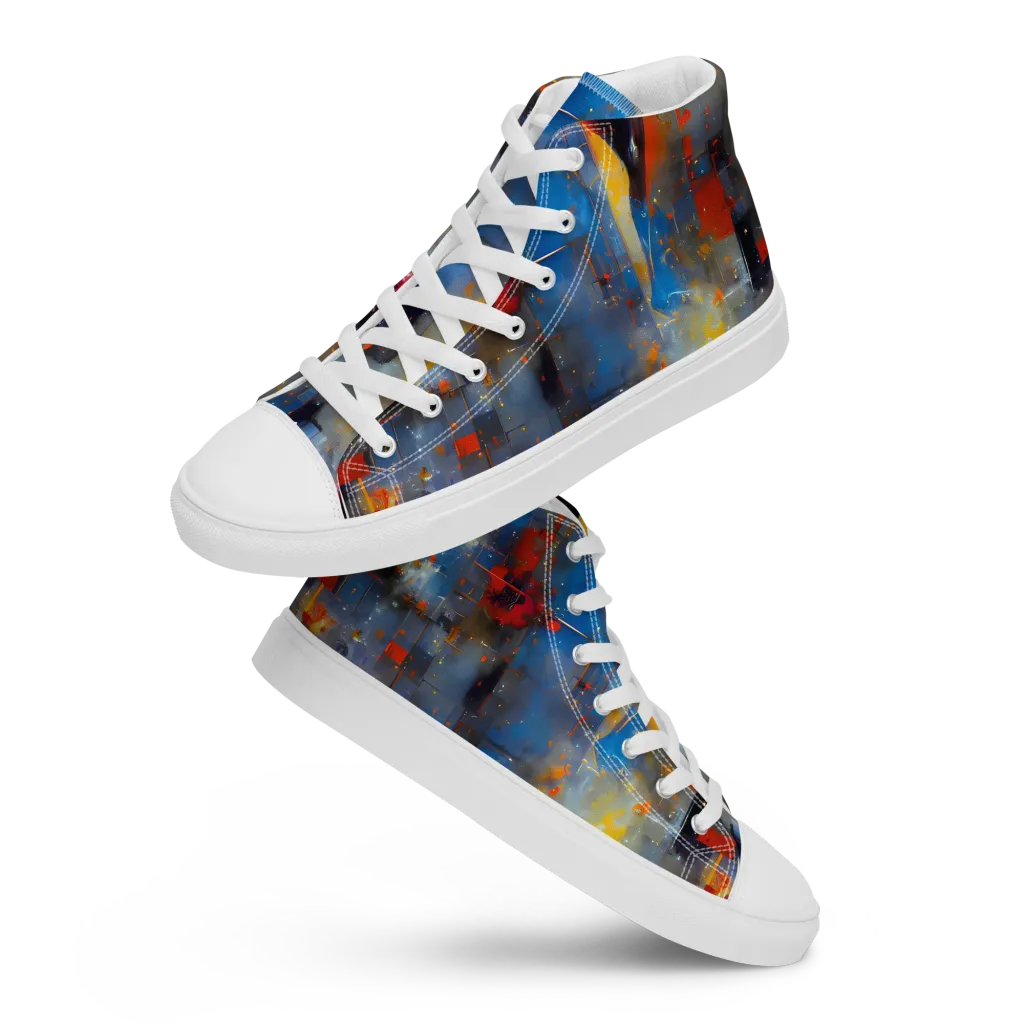 Neoblock Fusion on Women's High Top Canvas Shoes — Front