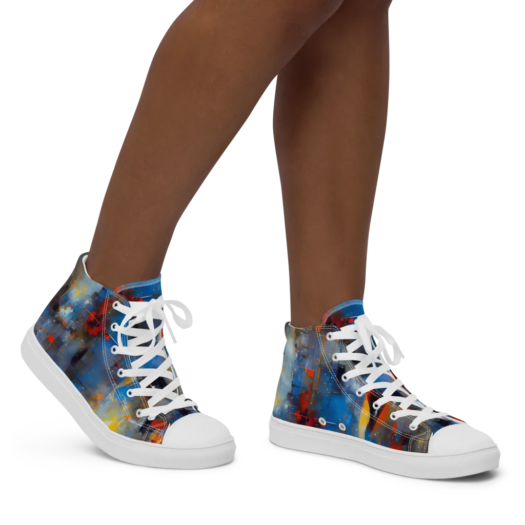 Neoblock Fusion on Women's High Top Canvas Shoes — Right