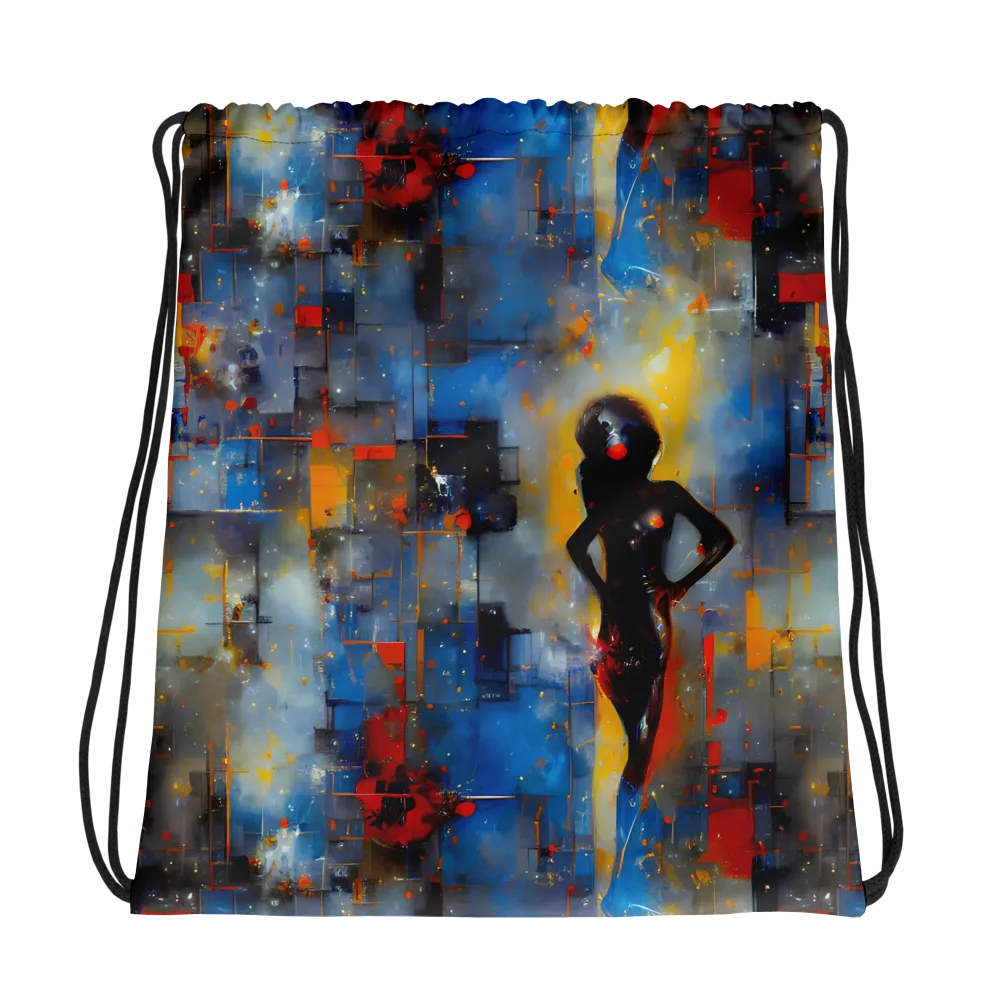 Neoblock Fusion on Drawstring Bag — Photo