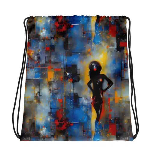 Neoblock Fusion on a Drawstring Bag