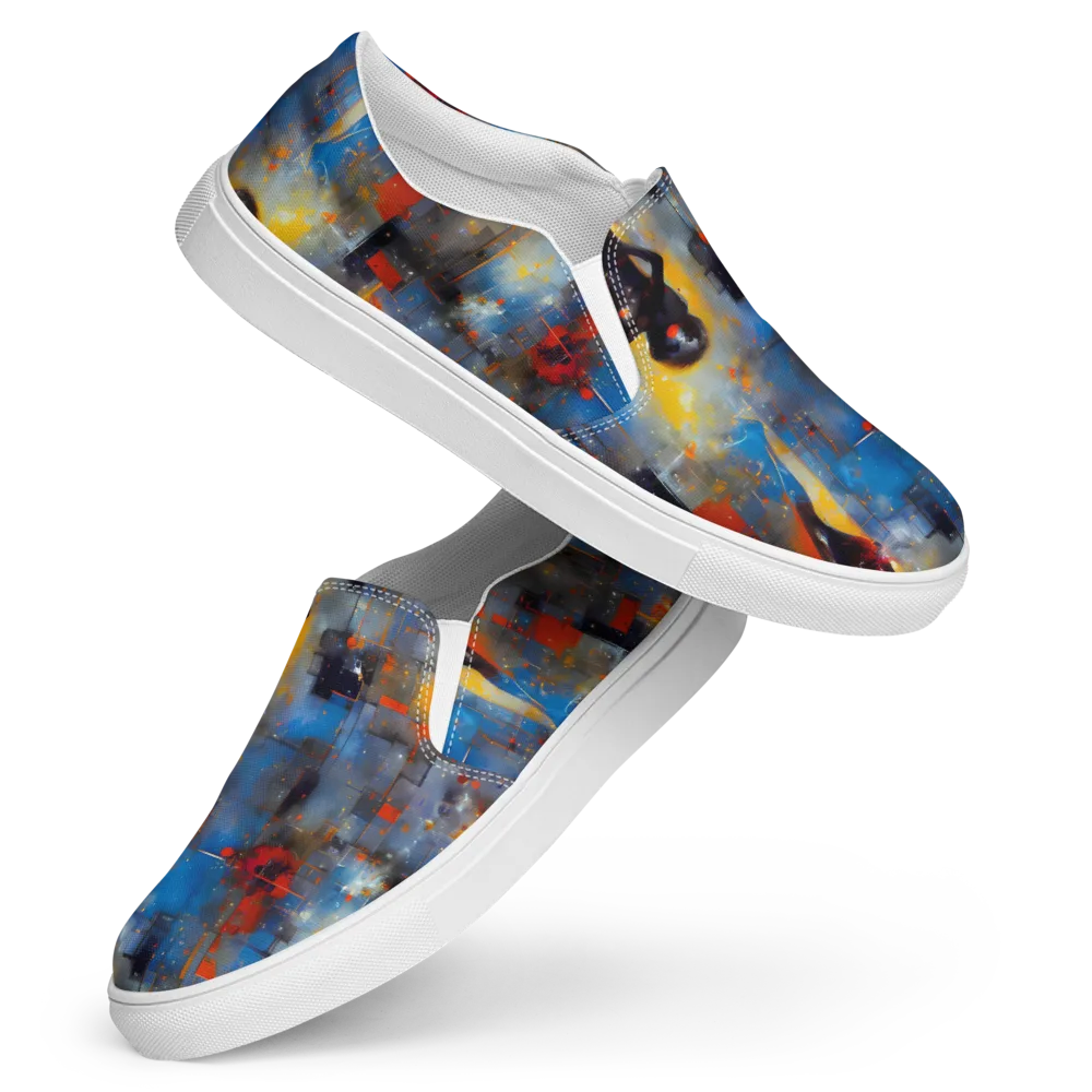 Neoblock Fusion on Women's Slip-On Canvas Shoes — Front