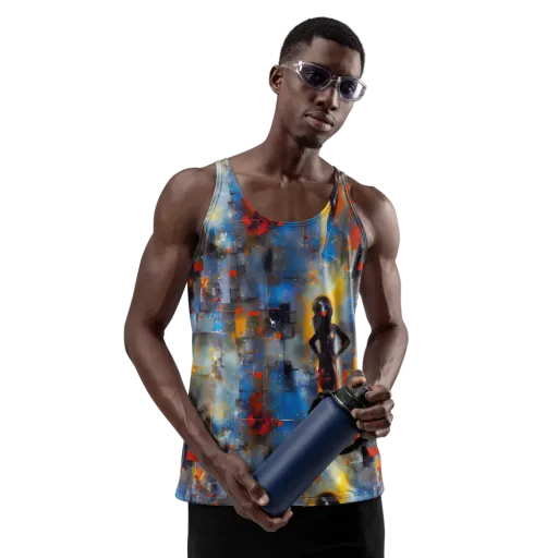 Neoblock Fusion on a Men's Tank Top