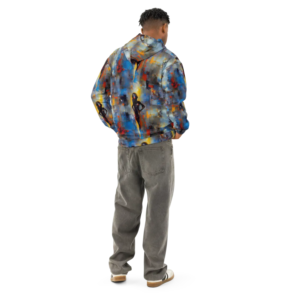 Neoblock Fusion on Cotton Hoodie — Back