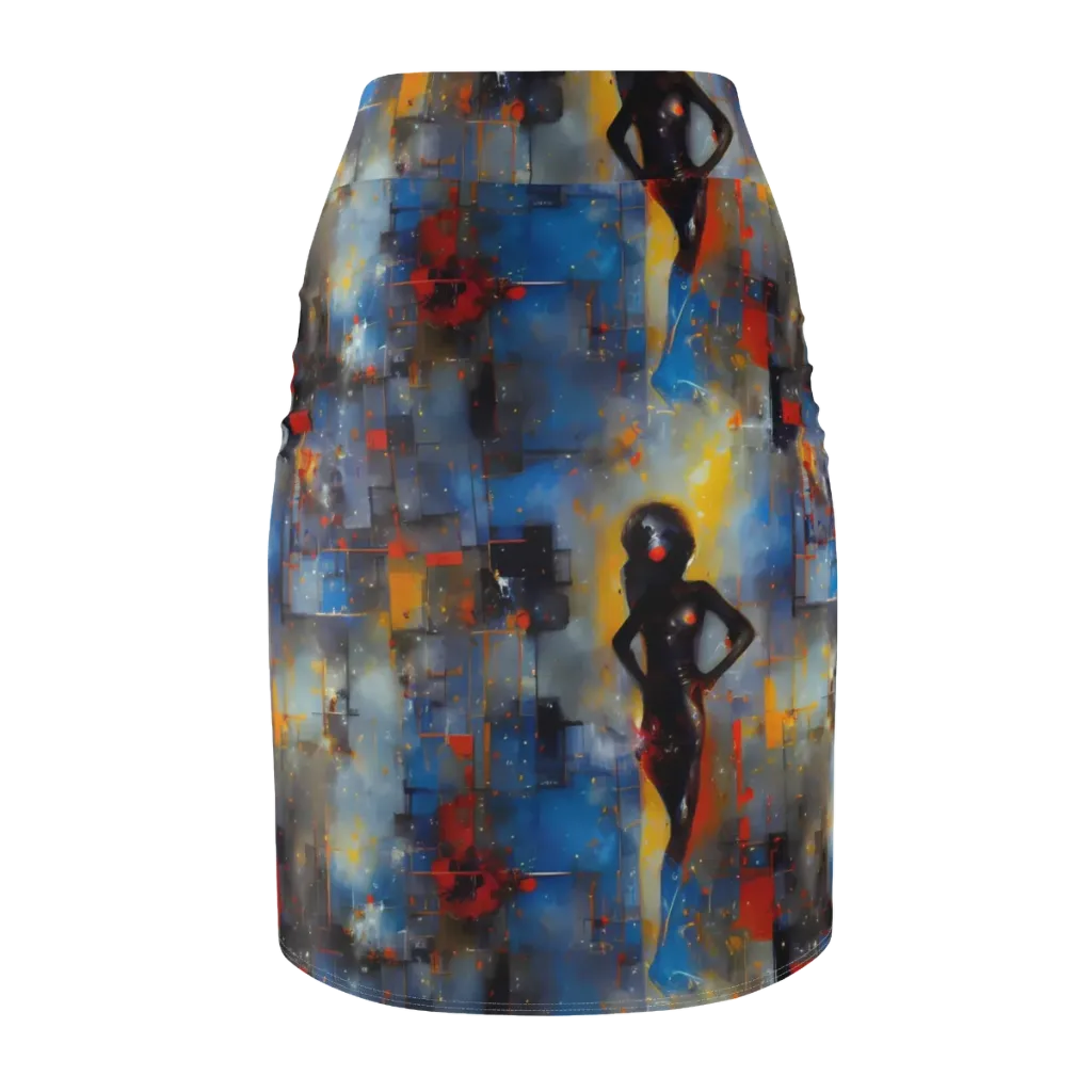 Neoblock Fusion on Pencil Skirt — Back