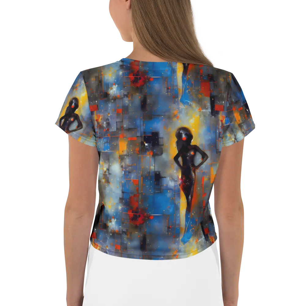 Neoblock Fusion on Crop Tee — Back