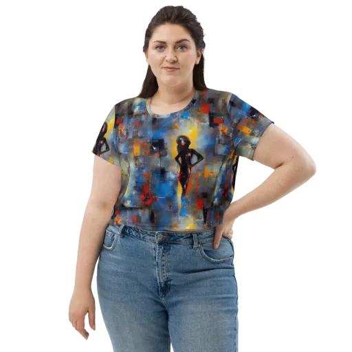 Neoblock Fusion on a Crop Tee