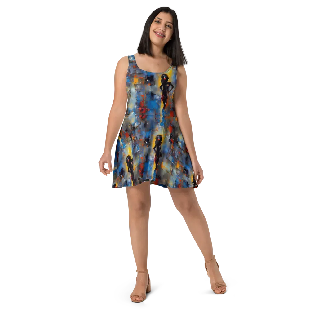 Neoblock Fusion on Skater Dress — Front