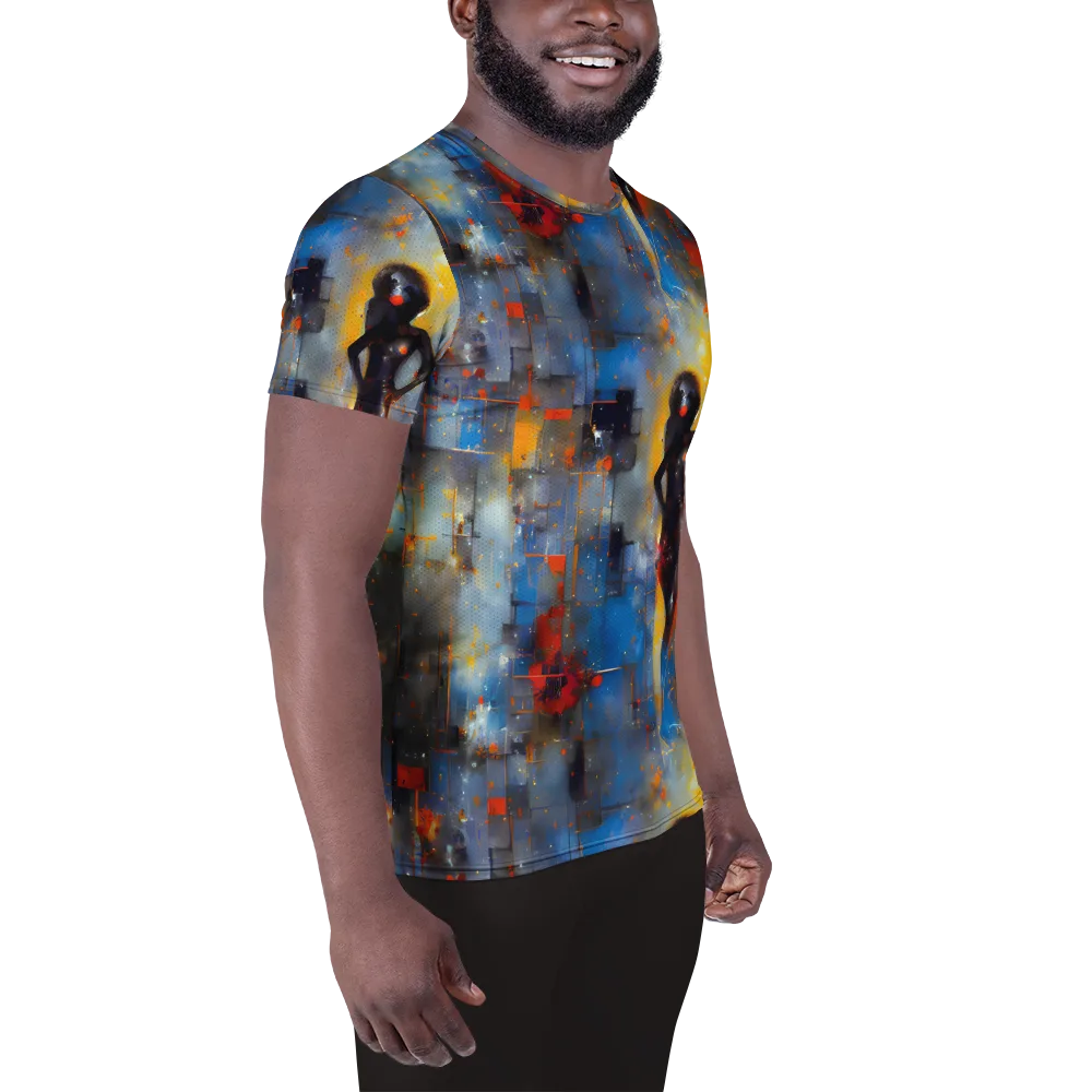 Neoblock Fusion on Men's Athletic T-Shirt — Right