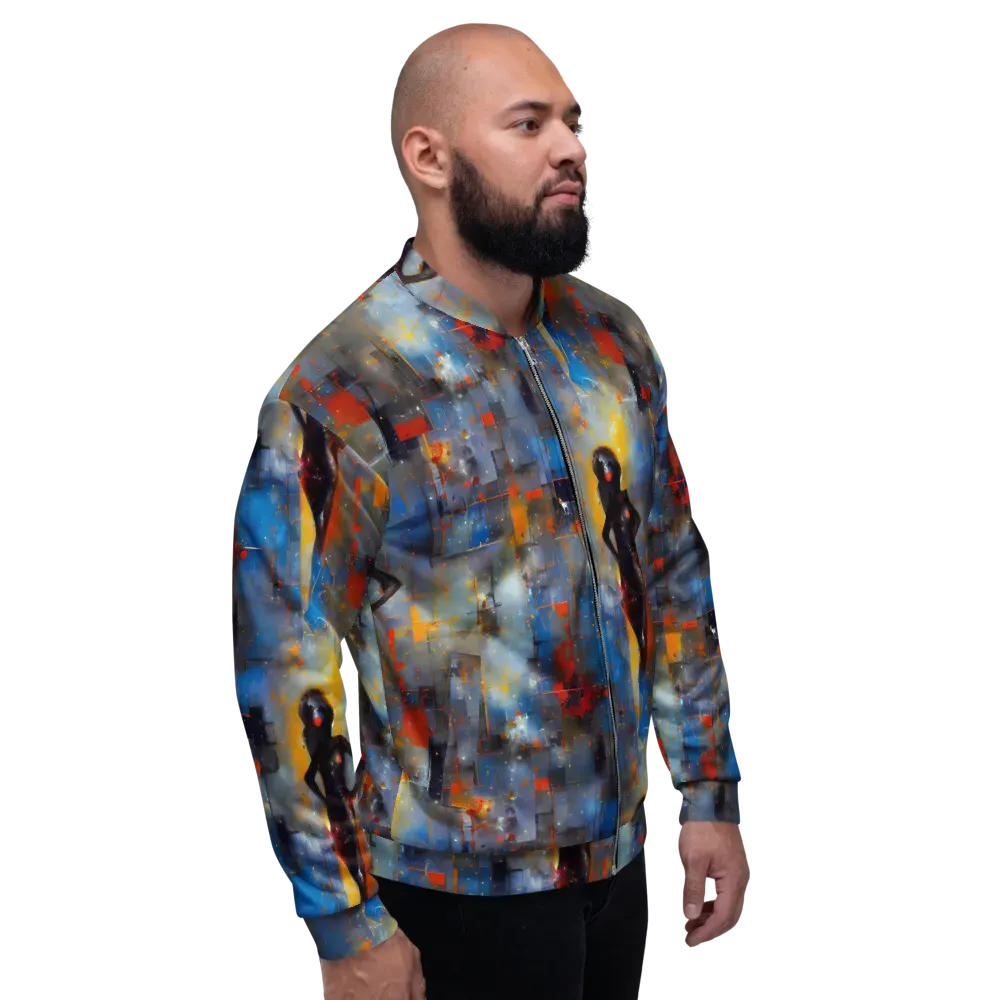 Neoblock Fusion on Bomber Jacket — Right