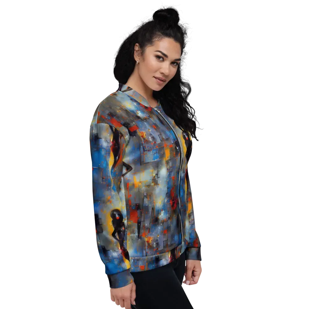 Neoblock Fusion on Bomber Jacket — Right