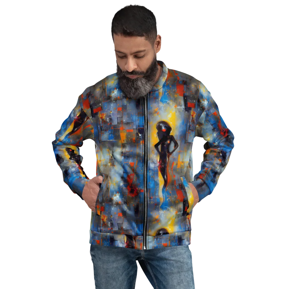Neoblock Fusion on Bomber Jacket — Front