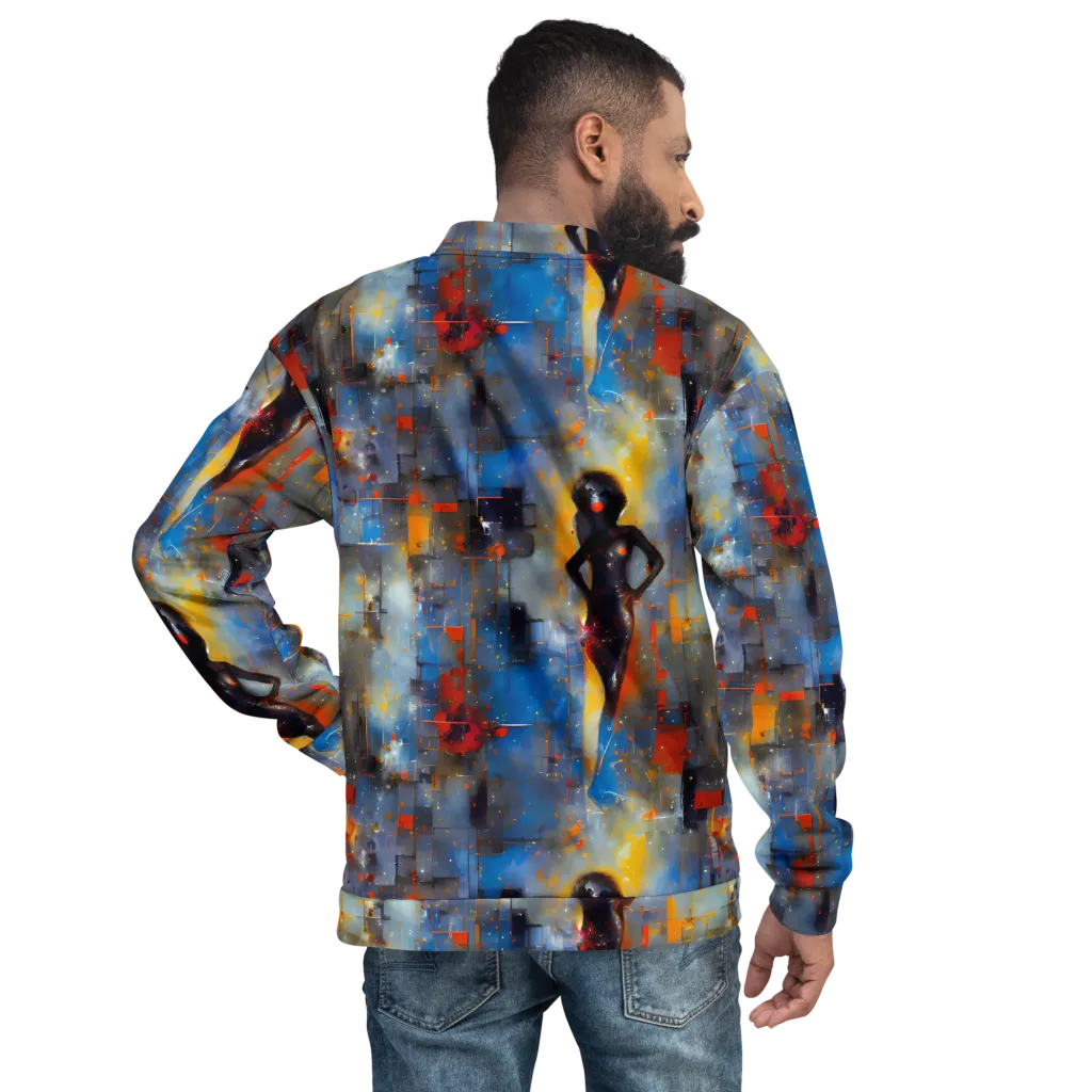 Neoblock Fusion on Bomber Jacket — Back