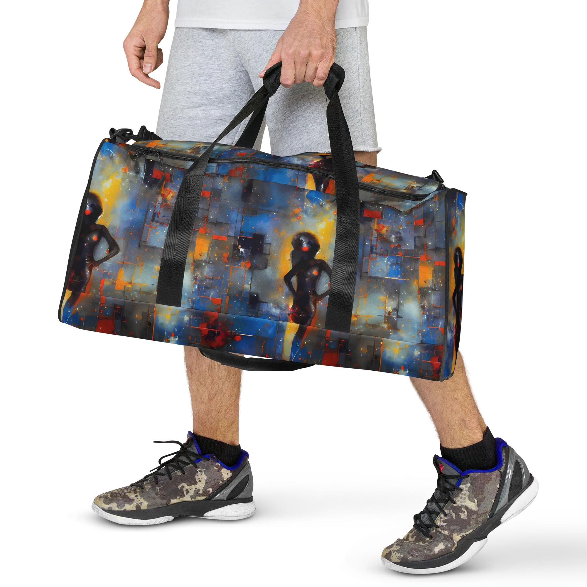 Neoblock Fusion on Duffle Bag — Front