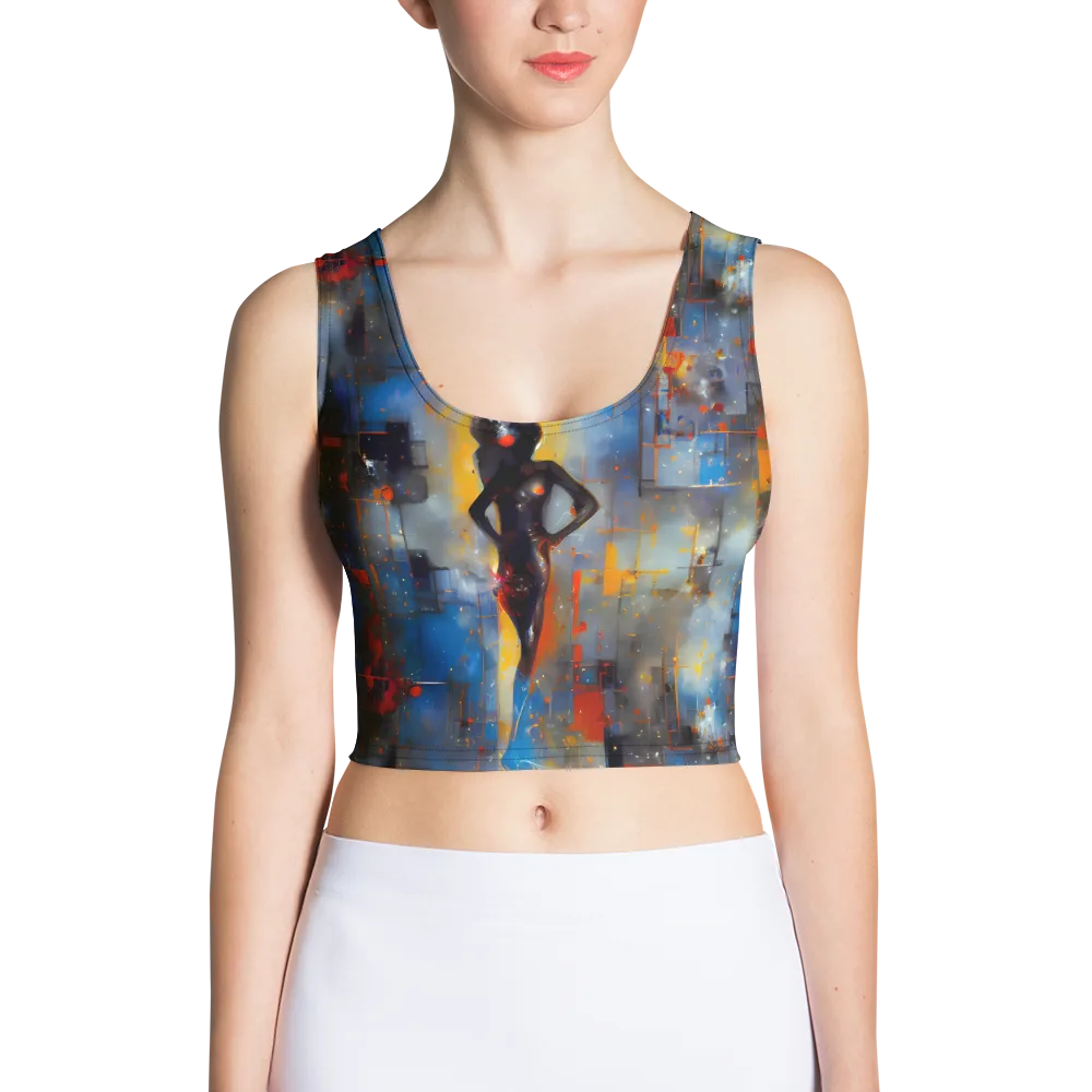 Neoblock Fusion on Crop Top — Front