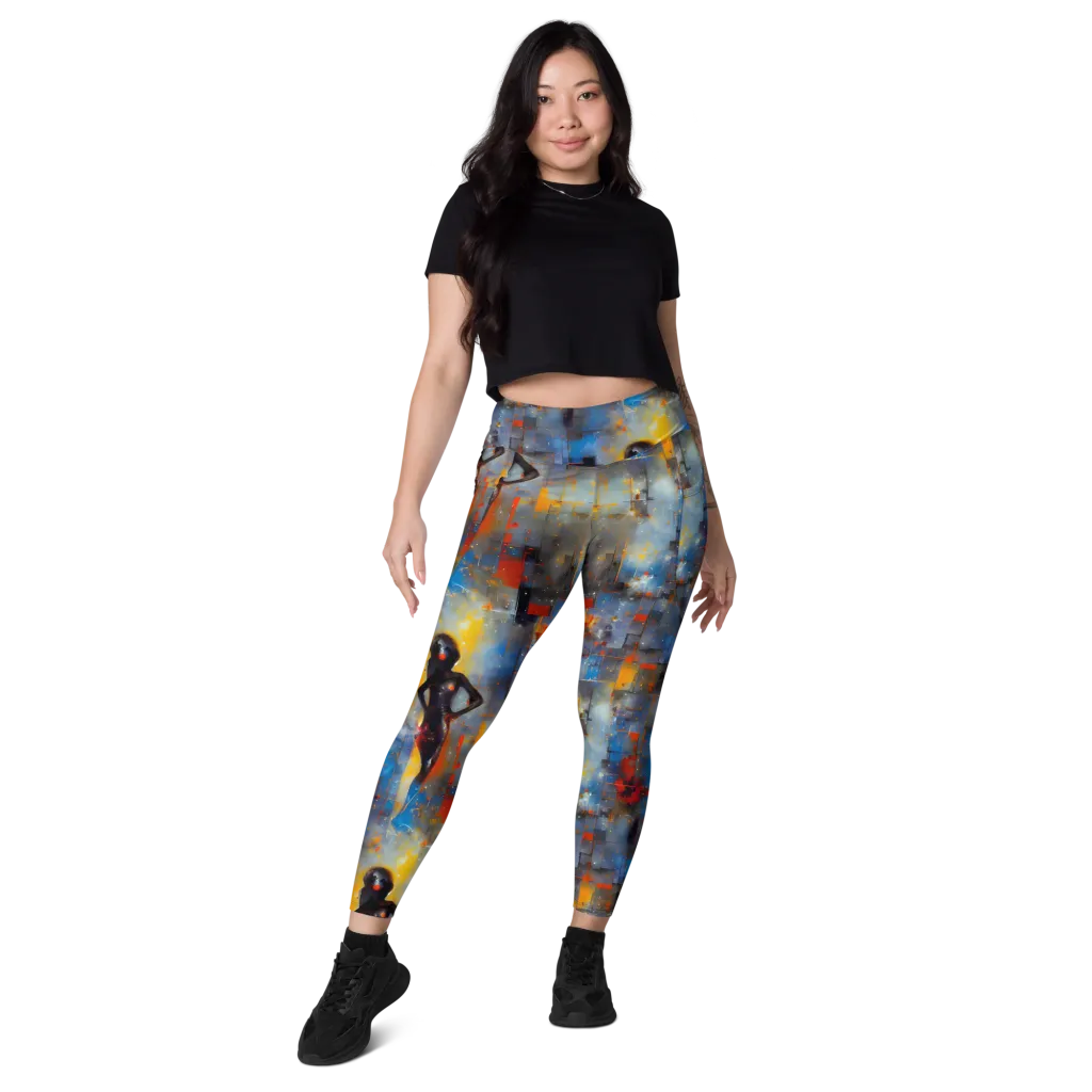 Neoblock Fusion on Leggings with Pockets — Front