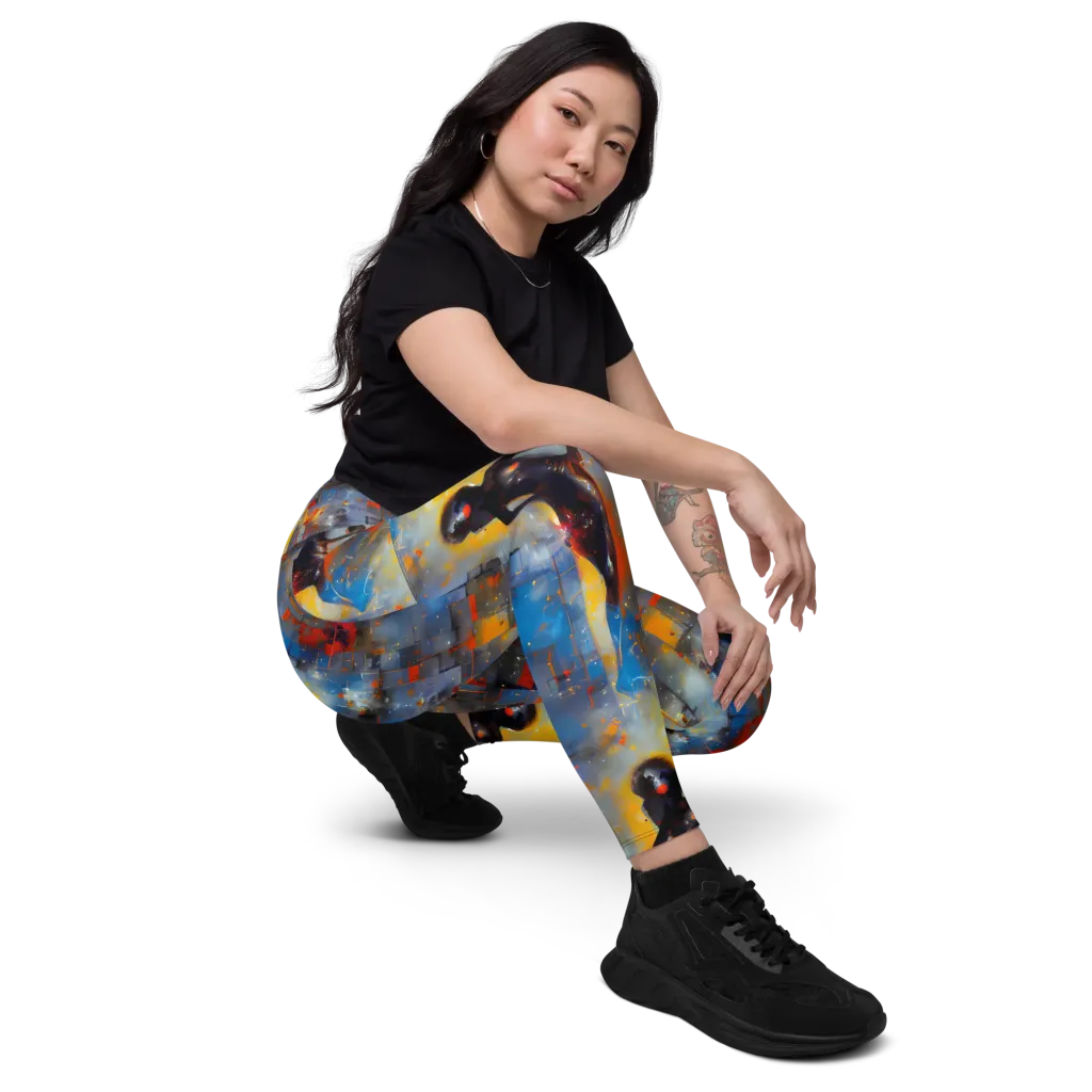 Neoblock Fusion on Leggings with Pockets — Right Front
