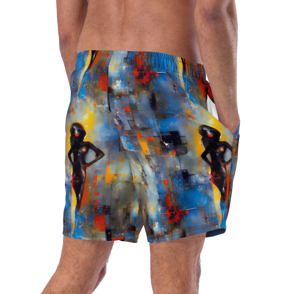 Neoblock Fusion on Swim Trunks — Right Back