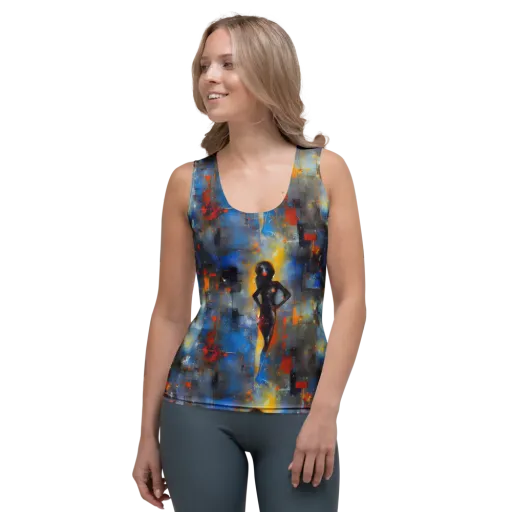 Neoblock Fusion on a Women's Tank Top