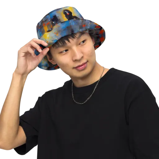 Neoblock Fusion on a Reversible Bucket Hat