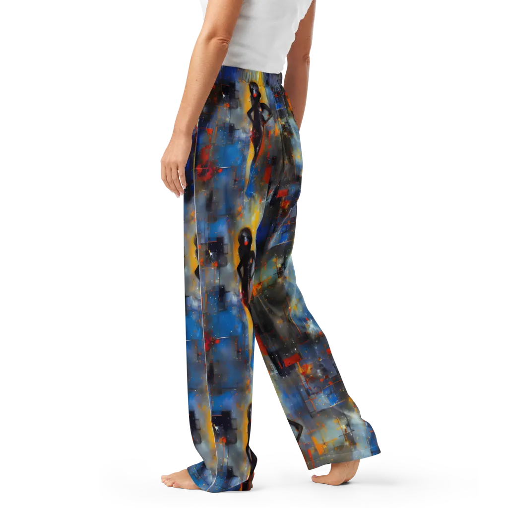 Neoblock Fusion on Women's Pajama Pants — Left