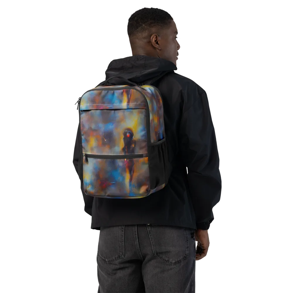 Vivid Whisper on Utility Backpack — Back