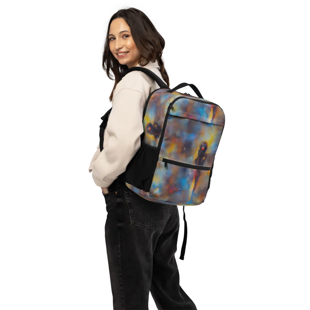 Vivid Whisper on Utility Backpack — Back