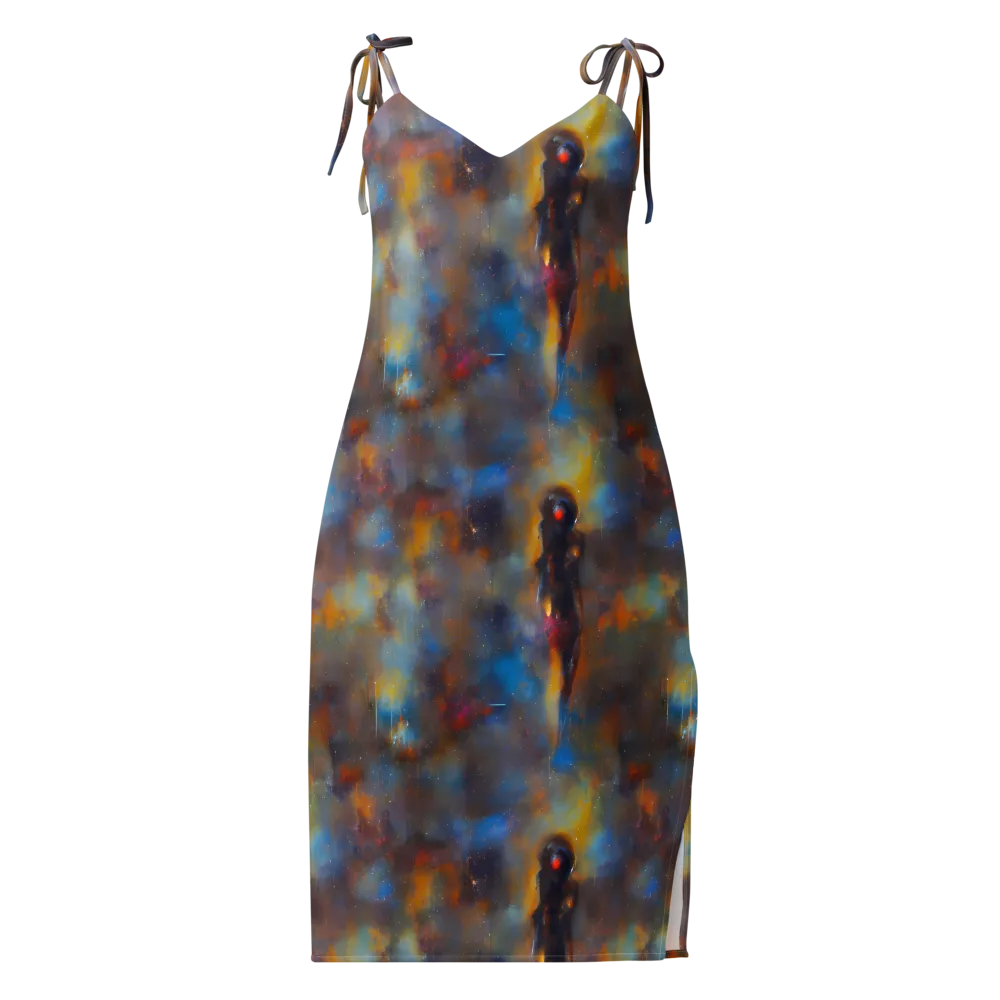 Vivid Whisper on Slip Dress — Front