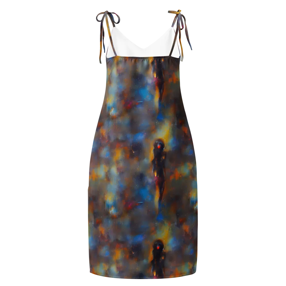 Vivid Whisper on Slip Dress — Back
