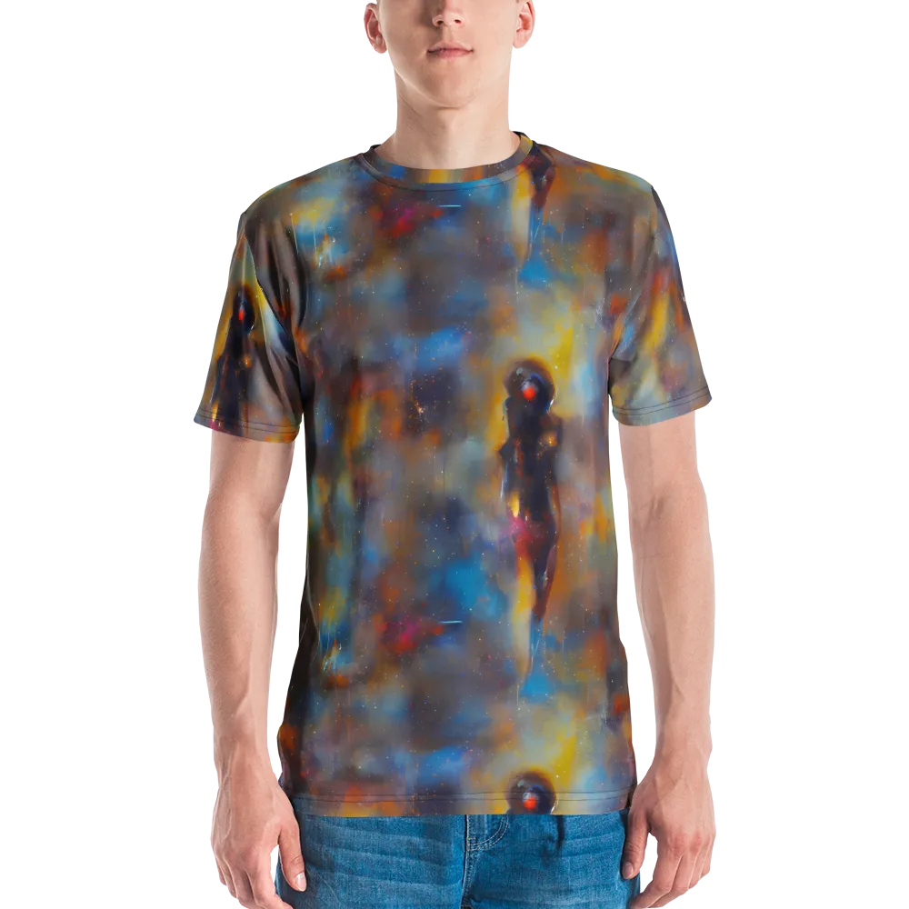 Vivid Whisper on Men's Crew Neck T-Shirt — Front