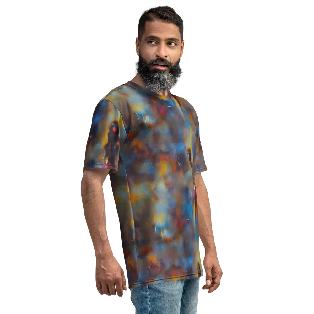 Vivid Whisper on Men's Crew Neck T-Shirt — Right
