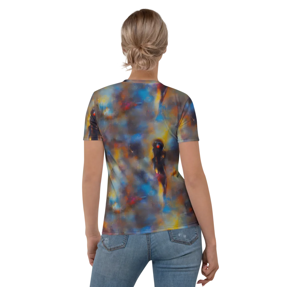 Vivid Whisper on Women's Crew Neck T-Shirt — Back