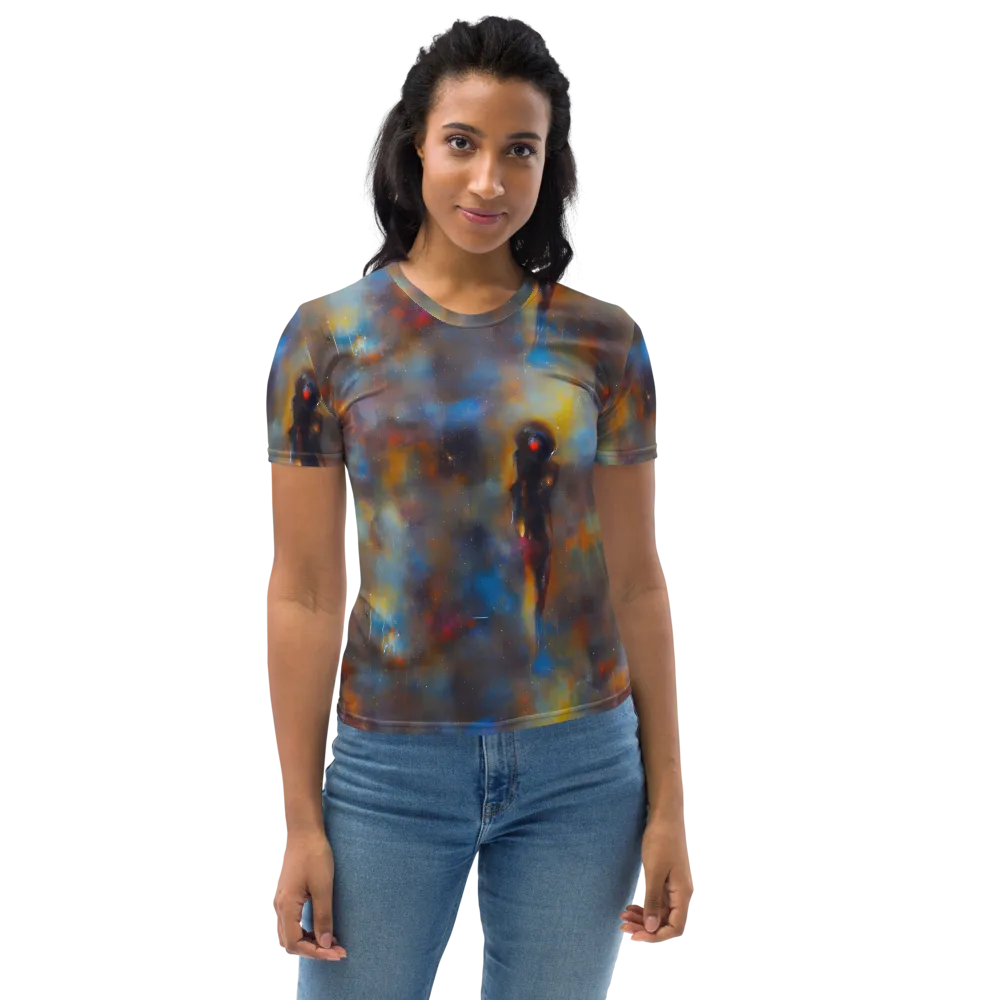 Vivid Whisper on Women's Crew Neck T-Shirt — Front