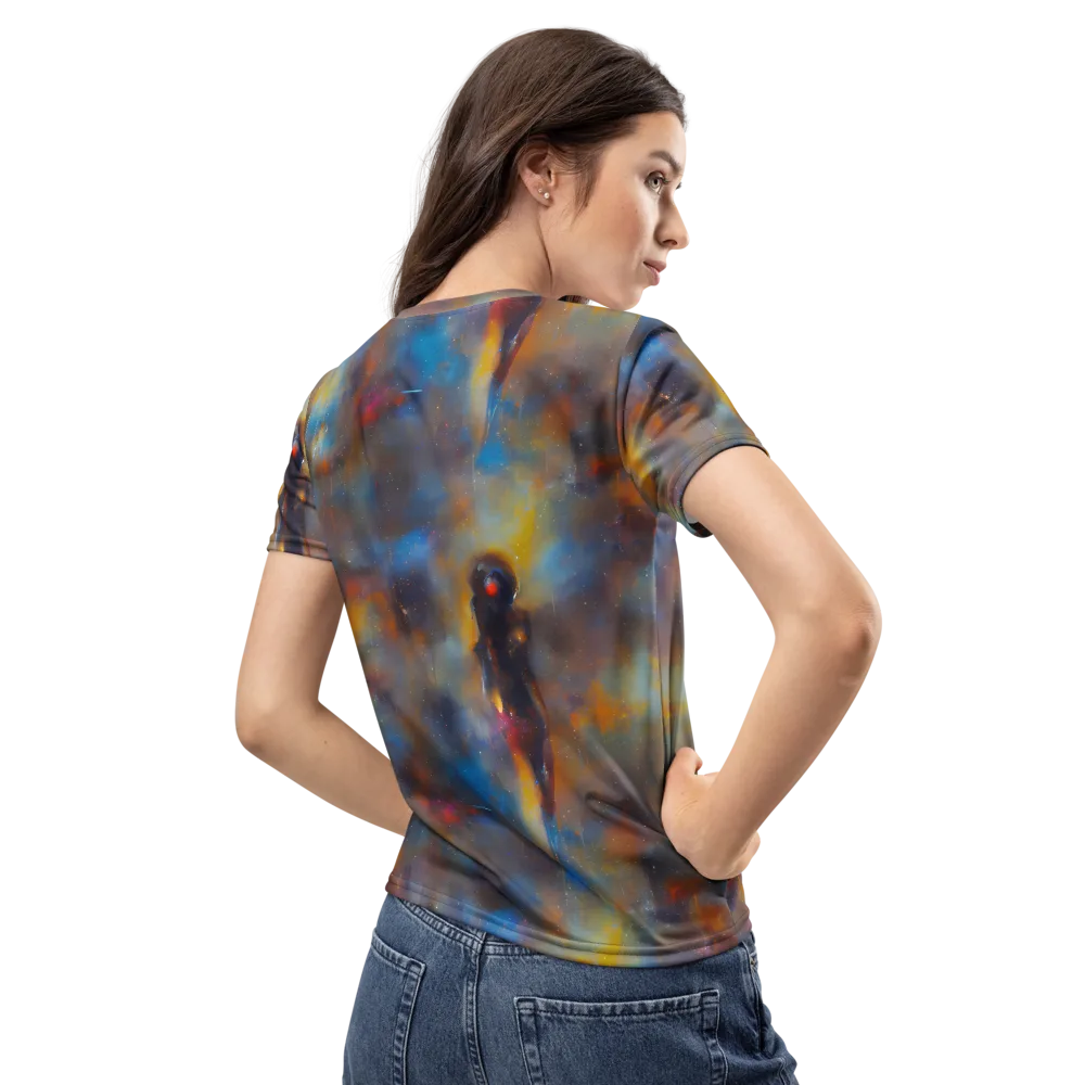 Vivid Whisper on Women's Crew Neck T-Shirt — Back
