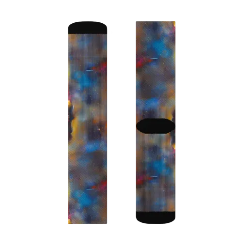 Vivid Whisper on a Socks
