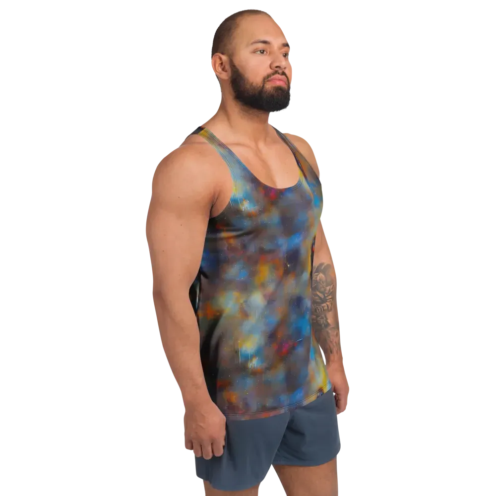 Vivid Whisper on Men's Tank Top — Right Front