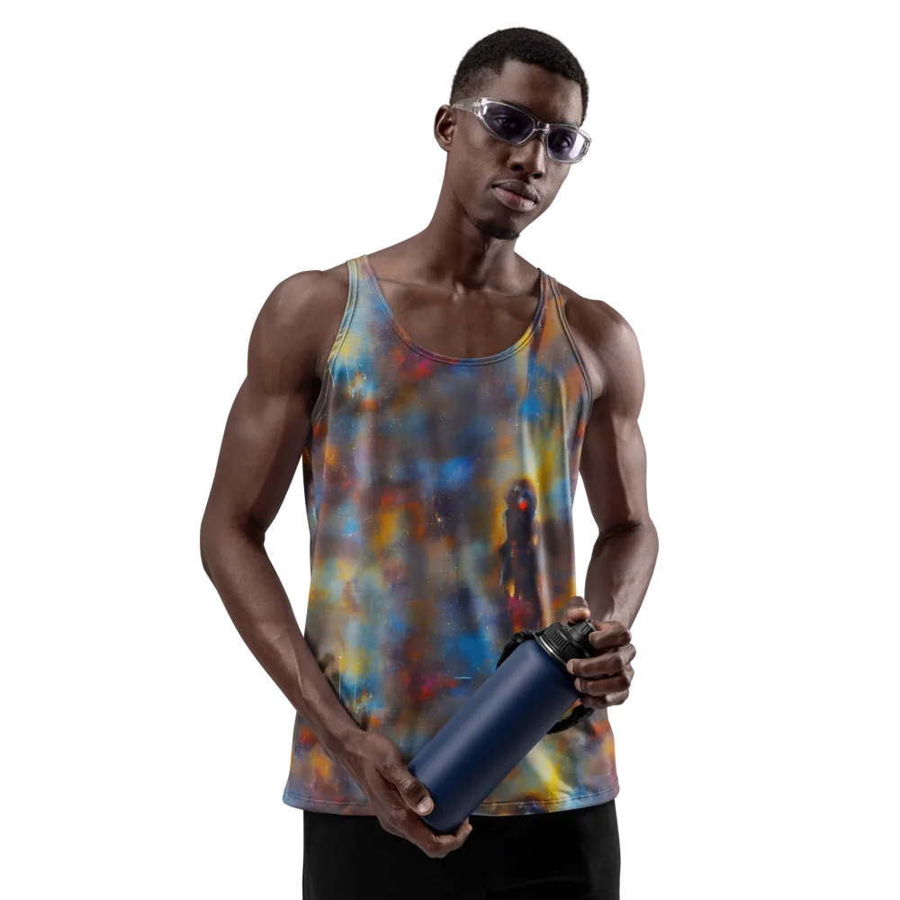Vivid Whisper on Men's Tank Top — Front