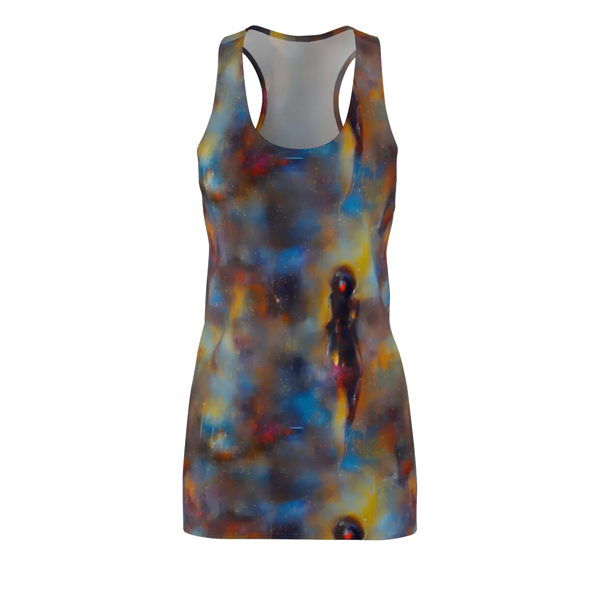 Vivid Whisper on Racerback Dress — Front