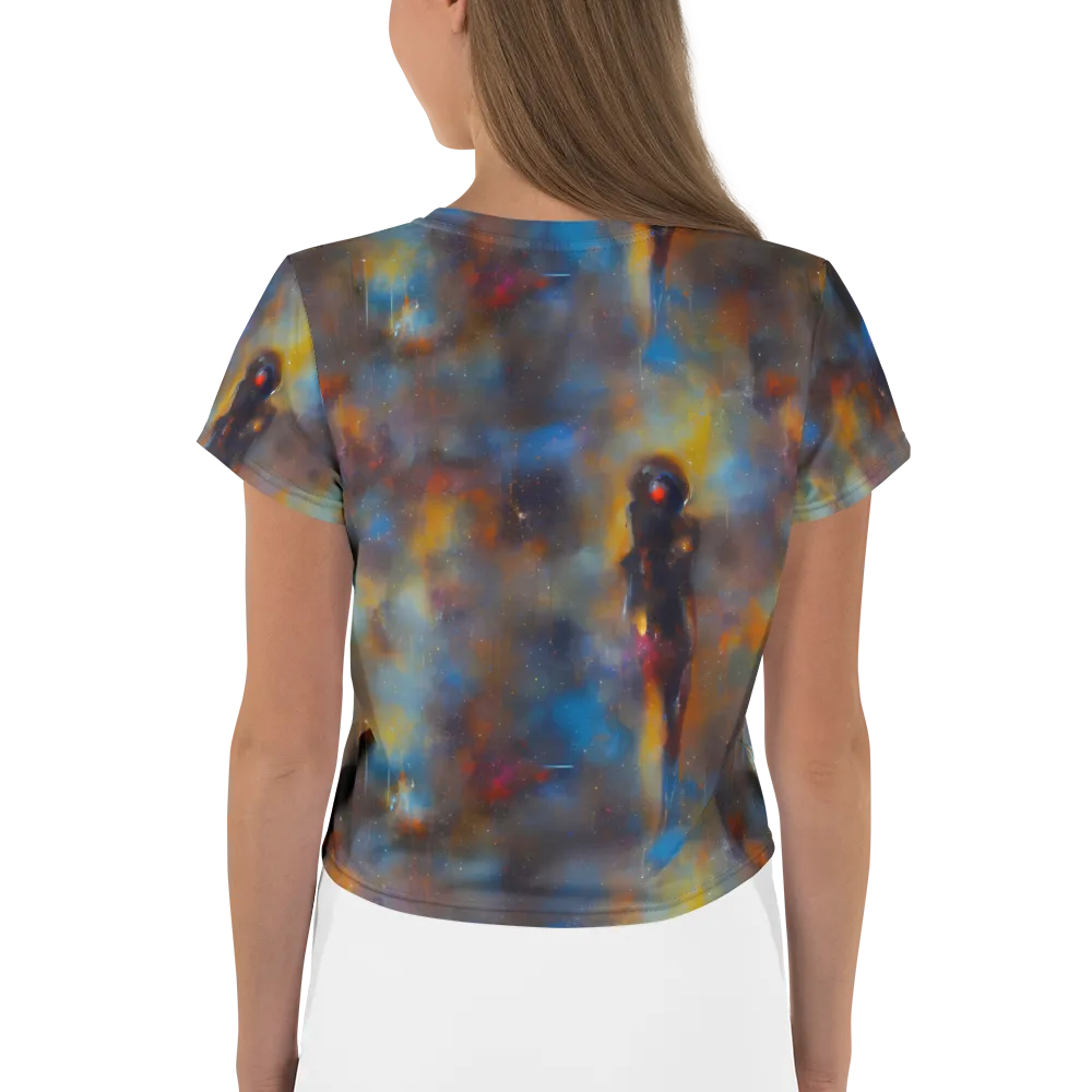 Vivid Whisper on Crop Tee — Back