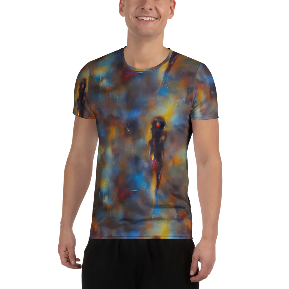 Vivid Whisper on Men's Athletic T-Shirt — Front