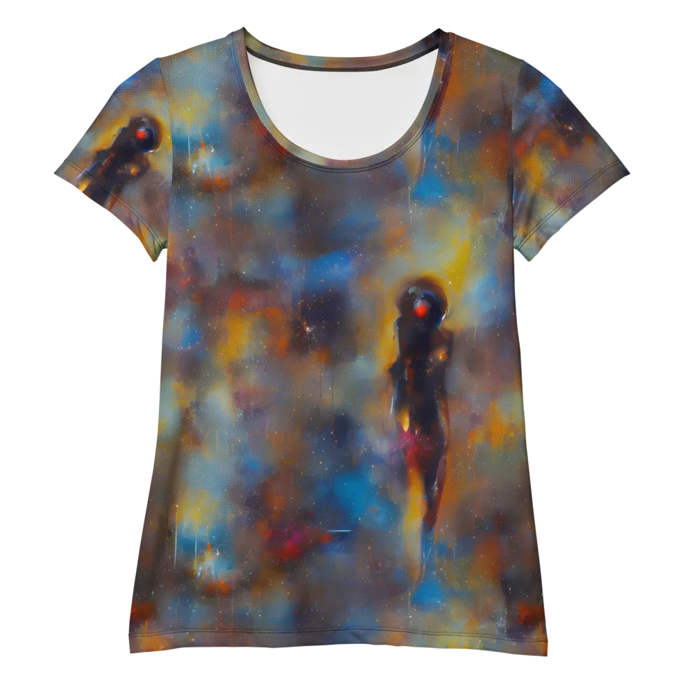 Vivid Whisper on Women's Athletic T-Shirt — Front
